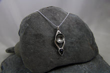 Load image into Gallery viewer, Statement Stormy Seas Black Topaz Necklace