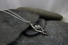 Load image into Gallery viewer, Statement Stormy Seas Black Topaz Necklace