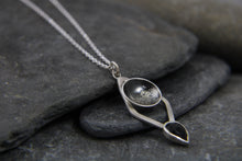 Load image into Gallery viewer, Statement Stormy Seas Black Topaz Necklace