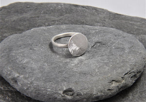 Reflections on the Sea Pebble Ring - Lucy Symons Jewellery