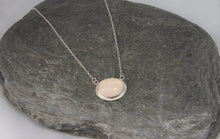 Load image into Gallery viewer, Sterling Silver Rose Quartz Pendant