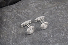 Load image into Gallery viewer, Ebb and Flow Wave Cufflinks
