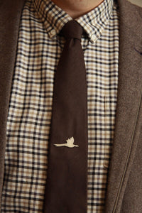 Flying Pheasant Lapel Pin - Lucy Symons Jewellery