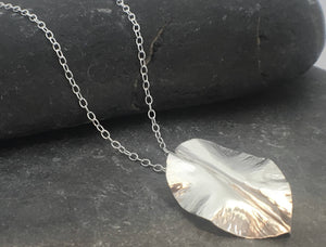 Leaf pendant - Lucy Symons Jewellery