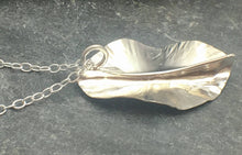 Load image into Gallery viewer, Leaf pendant - Lucy Symons Jewellery