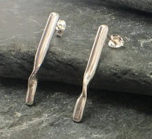 Load image into Gallery viewer, Rolling Waves Drop Stud Earrings - Lucy Symons Jewellery