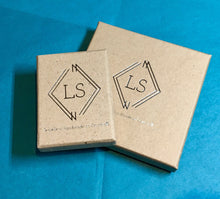 Load image into Gallery viewer, Stormy Seas Stud Earrings - Lucy Symons Jewellery