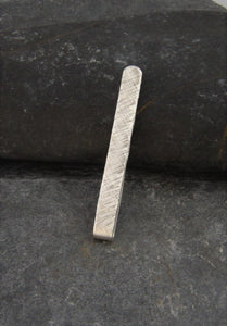 Hammered Silver Tie Clip - Lucy Symons Jewellery