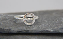 Load image into Gallery viewer, Hammered Circle Ring - Lucy Symons Jewellery