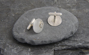 Entwined Ring Cufflinks - Lucy Symons Jewellery