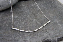 Load image into Gallery viewer, Rolling Waves Bar Necklace - Lucy Symons Jewellery