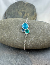 Load image into Gallery viewer, Rockpool trio charm Bracelet