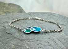 Load image into Gallery viewer, Rockpool trio charm Bracelet