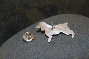 Spaniel Lapel Pin - Lucy Symons Jewellery