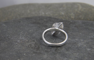Silver Leaf Ring