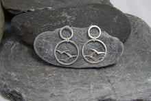 Load image into Gallery viewer, Soaring High Flock of Gulls Earrings