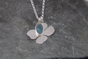 Beyond the Bloom Flower and Tourmaline Gemstone Pendant