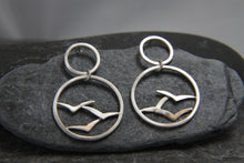 Load image into Gallery viewer, Soaring High Flock of Gulls Earrings