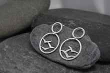 Load image into Gallery viewer, Soaring High Flock of Gulls Earrings