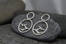 Load image into Gallery viewer, Soaring High Flock of Gulls Earrings