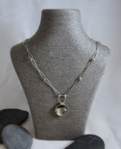 Stormy Seas Statement Chain Pendant