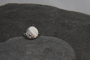 Reflections on the Sea Pebble Ring - Lucy Symons Jewellery