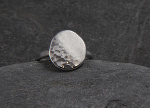 Reflections on the Sea Pebble Ring - Lucy Symons Jewellery