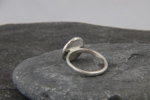 Reflections on the Sea Pebble Ring - Lucy Symons Jewellery