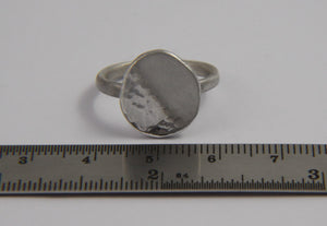 Reflections on the Sea Pebble Ring - Lucy Symons Jewellery