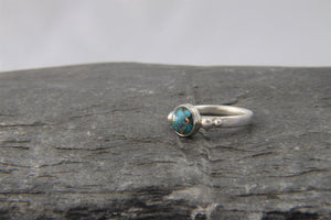 Copper Veined Turquoise Ring