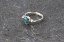 Load image into Gallery viewer, Copper Veined Turquoise Ring
