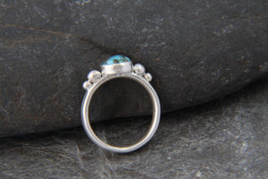 Copper Veined Turquoise Ring