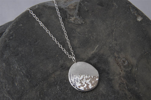 Reflections on the Sea Pebble Pendant
