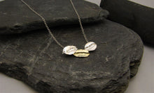 Load image into Gallery viewer, 9ct Gold and Sterling Silver Leaf Necklace