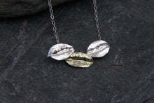 Load image into Gallery viewer, 9ct Gold and Sterling Silver Leaf Necklace