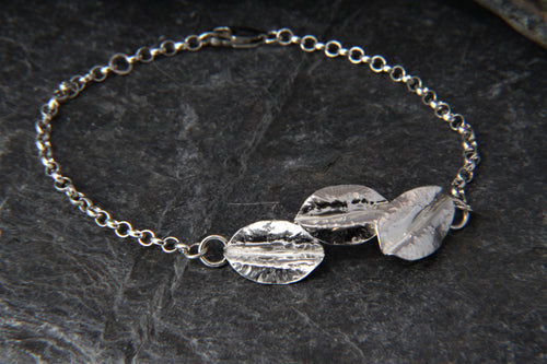 Leaf Trio Chain Bracelet