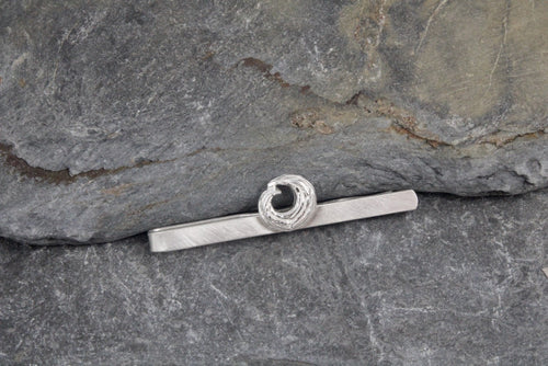 Ebb and Flow Wave Tie Clip