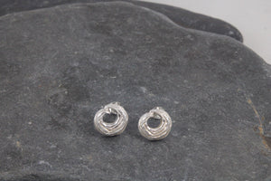 Ebb and Flow Wave Stud Earrings