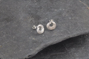 Ebb and Flow Wave Stud Earrings