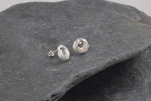 Ebb and Flow Wave Stud Earrings