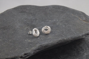 Ebb and Flow Wave Stud Earrings