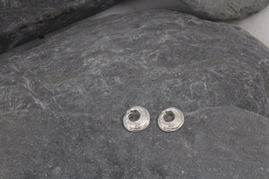 Ebb and Flow Wave Stud Earrings