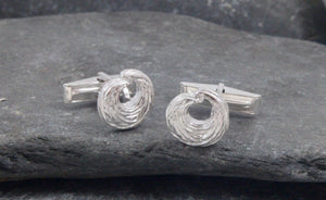 Ebb and Flow Wave Cufflinks