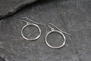 Rolling Waves Hoop Earrings