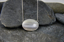 Load image into Gallery viewer, Lace Agate Seascape necklace