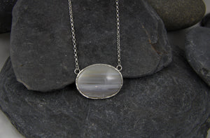Lace Agate Seascape necklace