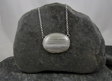 Load image into Gallery viewer, Lace Agate Seascape necklace