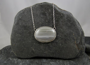Lace Agate Seascape necklace