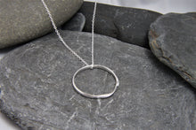 Load image into Gallery viewer, Rolling Waves Statement Hoop Necklace