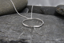 Load image into Gallery viewer, Rolling Waves Statement Hoop Necklace